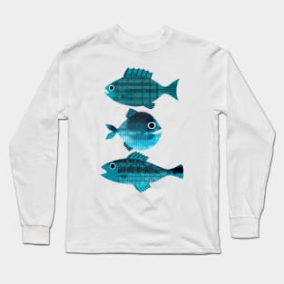 Three Fish Long Sleeve T-Shirt